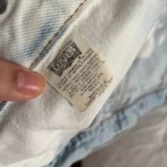 Vintage XL Levi's Custom Acid wash Denim Jacket - Picture 5 of 7